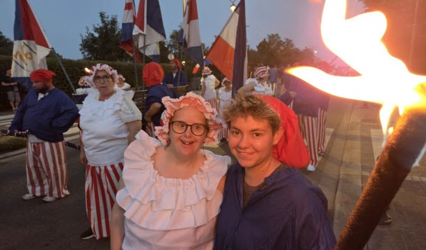 C'est le départ du cortège dans le centre-ville. Photo Cédric Joubert